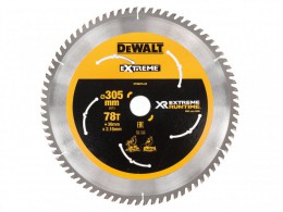 DEWALT FlexVolt XR eXtreme Runtime Mitre Saw Blade 305 x 30mm x 78T For DHS780/DCS781 £85.49